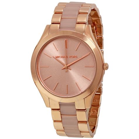 Michael Kors Slim Runway Rose Dial Rose Gold